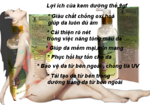 kem dưỡng thể 9gf cao cấp